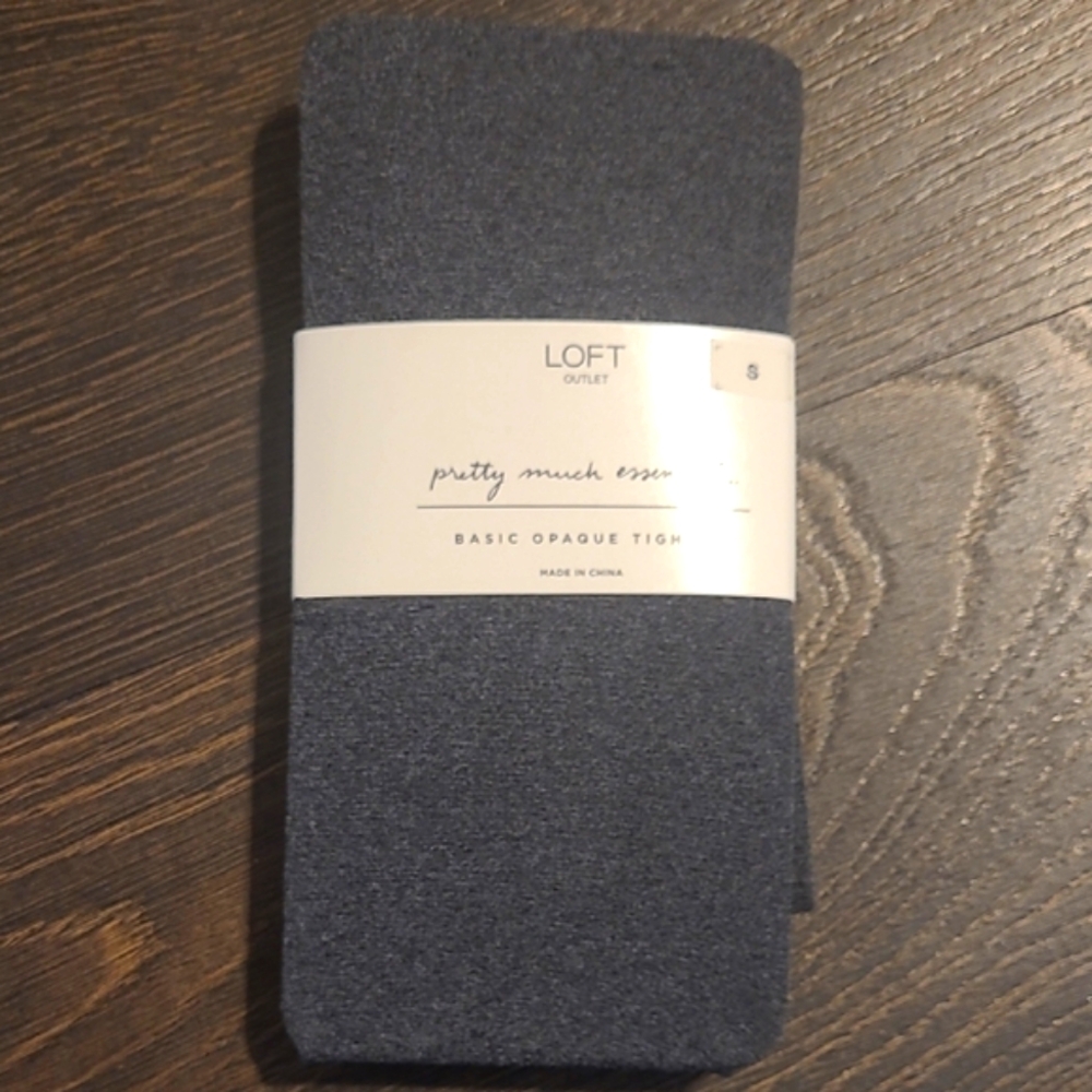 🌟NWT LOFT Gray Opaque Tights